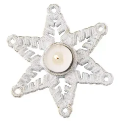 New Metal Snowflake Tealight Candle Holders, Set of 3 Christmas Decorations