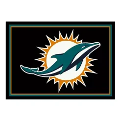 Kirklands Home Area Rugs|Miami Dolphins Area Rug, 4x6
