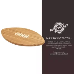 Kirklands Home Serving & Entertaining|Miami Dolphins Bamboo Football Cutting Board Tan