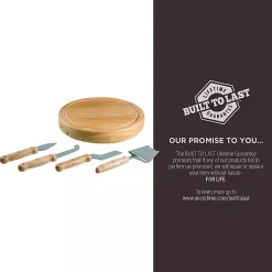 Kirklands Home Serving & Entertaining|Miami Dolphins Cheese Board and Tool Set Tan