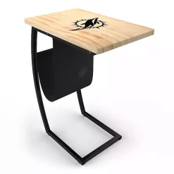 Kirklands Home Accent & End Tables|Miami Dolphins Wood C-Table Tan