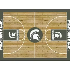 Kirklands Home Area Rugs|Michigan State Courtside Area Rug, 4x6