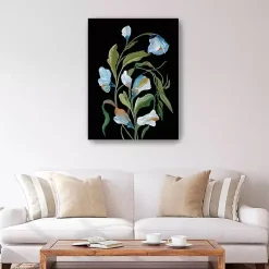 Kirklands Home Canvas Art|Midnight Foliage Canvas Art Print Multi