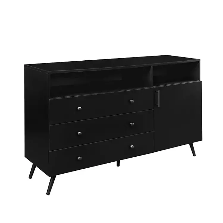 Kirklands Home Cabinets & Sideboards|Midnight Mid-Century Modern Sideboard