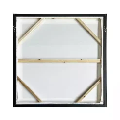 Kirklands Home Canvas Art|Midnight Waves Framed Canvas Art Print Blue