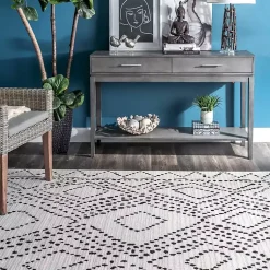 Kirklands Home Area Rugs|Millie Dotted Diamond Area Rug, 8x10