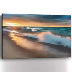 Kirklands Home Canvas Art|Miners Beach Light Canvas Art Print, 60x40 in.