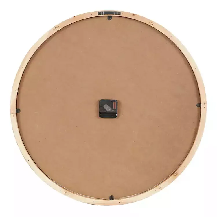 Kirklands Home Clocks|Minimalist Wood Frame Wall Clock