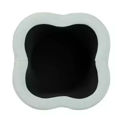 Kirklands Home Benches & Ottomans|Mint Chenille Flower Storage Ottoman Green