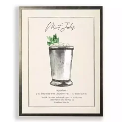 Kirklands Home Framed Art|Mint Julep Framed Art Print Green
