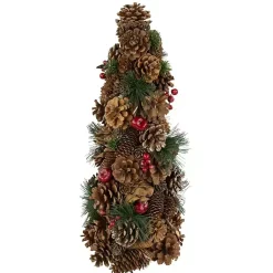 Online Mixed Foliage and Apple Cone Christmas Tree Christmas Decorations