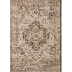 Kirklands Home Area Rugs|Mocha and Cream Sorrento Area Rug, 7x10