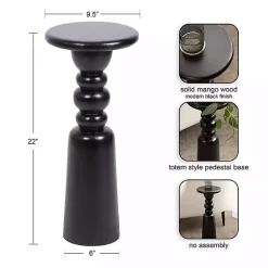 Kirklands Home Accent & End Tables|Modern Tirollo Accent Table Black