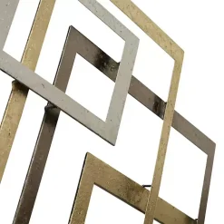 Kirklands Home Wall Plaques|Modern Glossy Squares Wall Sculpture