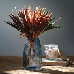 Online Modern Ribbed Glass Vase Vases