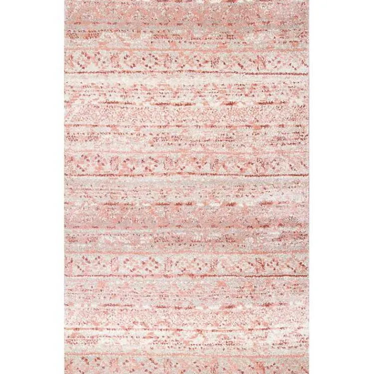 Kirklands Home Area Rugs|Modern Hattie Area Rug, 8x10 Pink