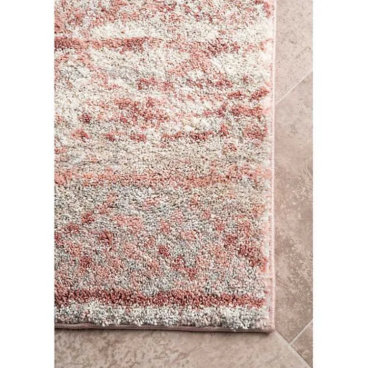 Kirklands Home Area Rugs|Modern Hattie Area Rug, 8x10 Pink