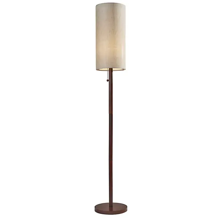 Kirklands Home Floor Lamps|Modern Wood Emma Floor Lamp Tan