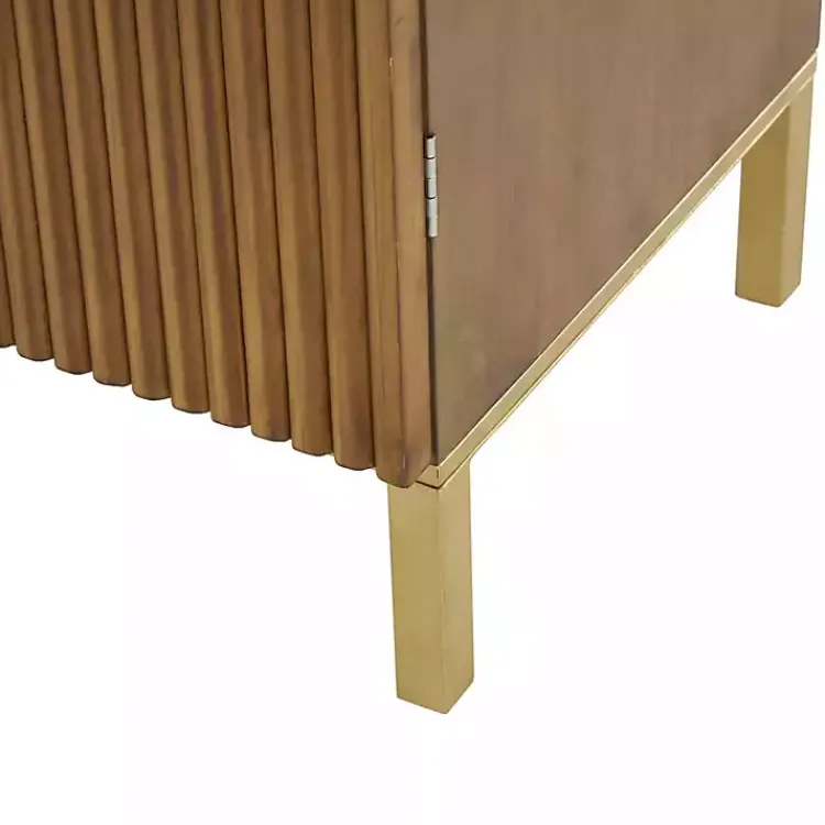 Kirklands Home Cabinets & Sideboards|Modern Wood Geometric Cabinet Brown