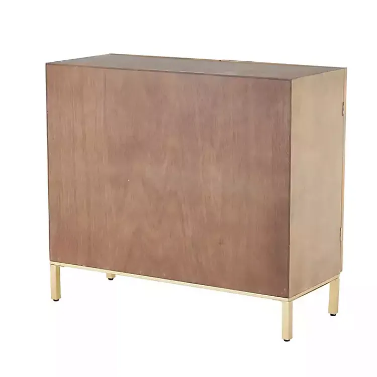 Kirklands Home Cabinets & Sideboards|Modern Wood Geometric Cabinet Brown