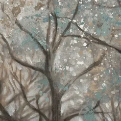 Kirklands Home Canvas Art|Momentary Quiet Platinum Panel Canvas Art Print Multi