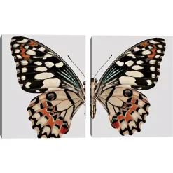 Kirklands Home Canvas Art|Monarch Butterfly I & II Canvas Prints, Set of 2
