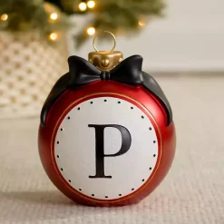 Online Monogram P Outdoor Christmas Ornament Monogram Seasonal Decor
