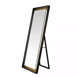 Kirklands Home Full Length & Floor Mirrors|Montauk LED Full Length Mirror Gold