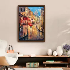 Kirklands Home Canvas Art|Montmartre Evening Framed Canvas Art Print
