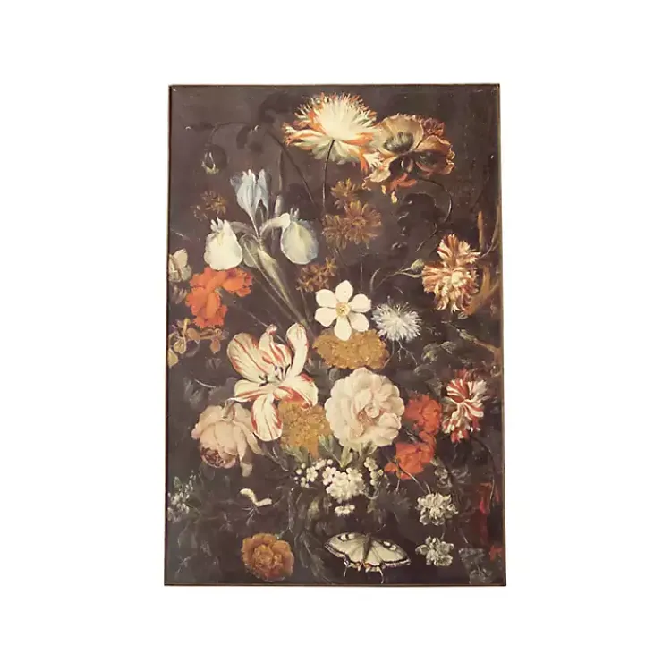 Kirklands Home Canvas Art|Moody Mixed Bouquet Canvas Art Print