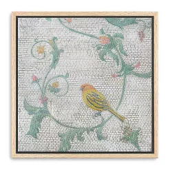 Kirklands Home Canvas Art|Mosaic Bird I Framed Canvas Art Print