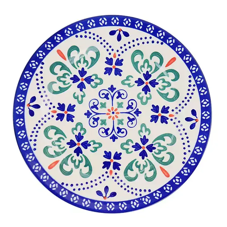 Kirklands Home Dinnerware|Mosaic Glazed Round 12-pc. Dinnerware Set