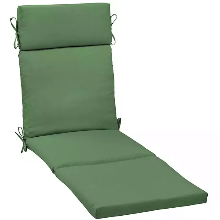 Kirklands Home Outdoor Cushions & Pillows|Moss Leala Texture Outdoor Chaise Cushion Green