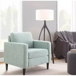 Kirklands Home Accent Chairs|Mossy Contemporary Upholstered Accent Chair Green