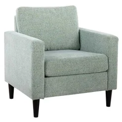 Kirklands Home Accent Chairs|Mossy Contemporary Upholstered Accent Chair Green