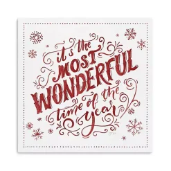 Outlet Most Wonderful Time Christmas Wall Plaque Christmas Art & Wall Decor