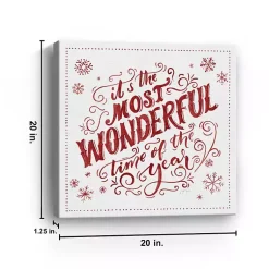 Outlet Most Wonderful Time Christmas Wall Plaque Christmas Art & Wall Decor