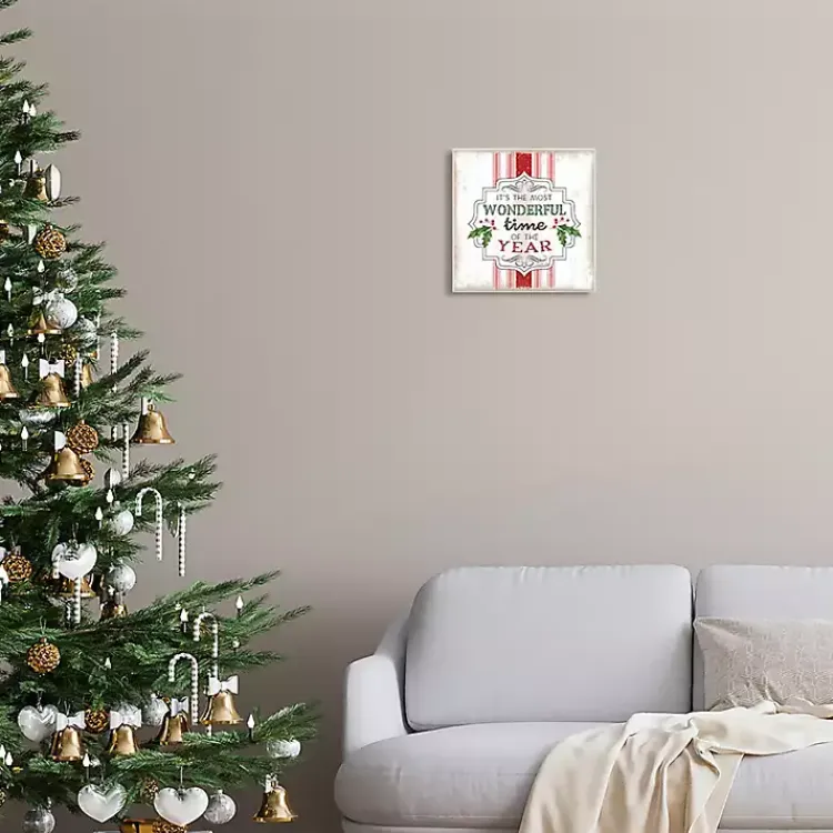 Hot Most Wonderful Time Framed Wall Plaque Christmas Art & Wall Decor