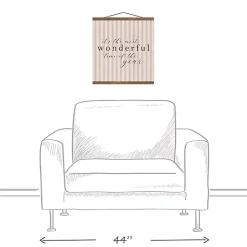 New Most Wonderful Time of the Year Wall Hanger Christmas Art & Wall Decor