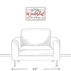 New Most Wonderful Time of Year Canvas Art Print Christmas Art & Wall Decor