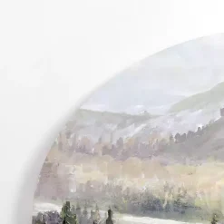 Kirklands Home Canvas Art|Mountain Top Forest Arched Canvas Art Print