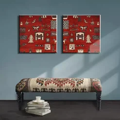 Kirklands Home Benches & Ottomans|Color Bohemian Bench Multi