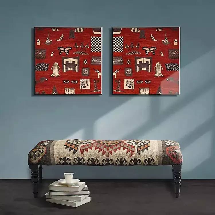 Kirklands Home Benches & Ottomans|Color Bohemian Bench Multi