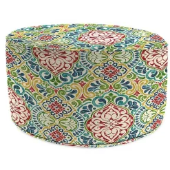 Kirklands Home Outdoor Cushions & Pillows|Multi Fiorella Round Outdoor Pouf