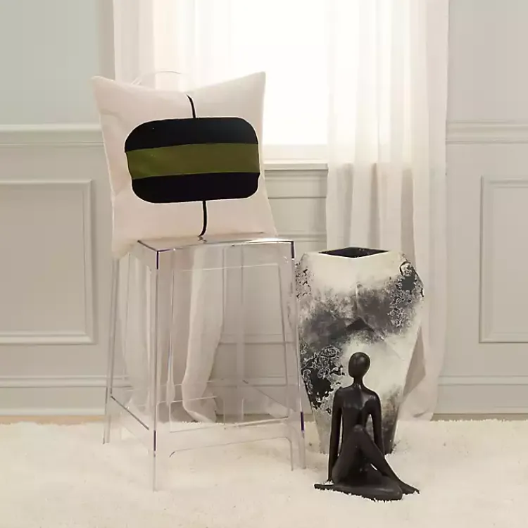 Discount Multicolor Block Pillow Pillows