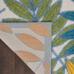 Kirklands Home Outdoor Rugs|color Botanical Outdoor Area Rug, 6x9 Multi