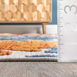 Kirklands Home Outdoor Rugs|Multicolor Burst Indoor/Outdoor Area Rug, 5x8