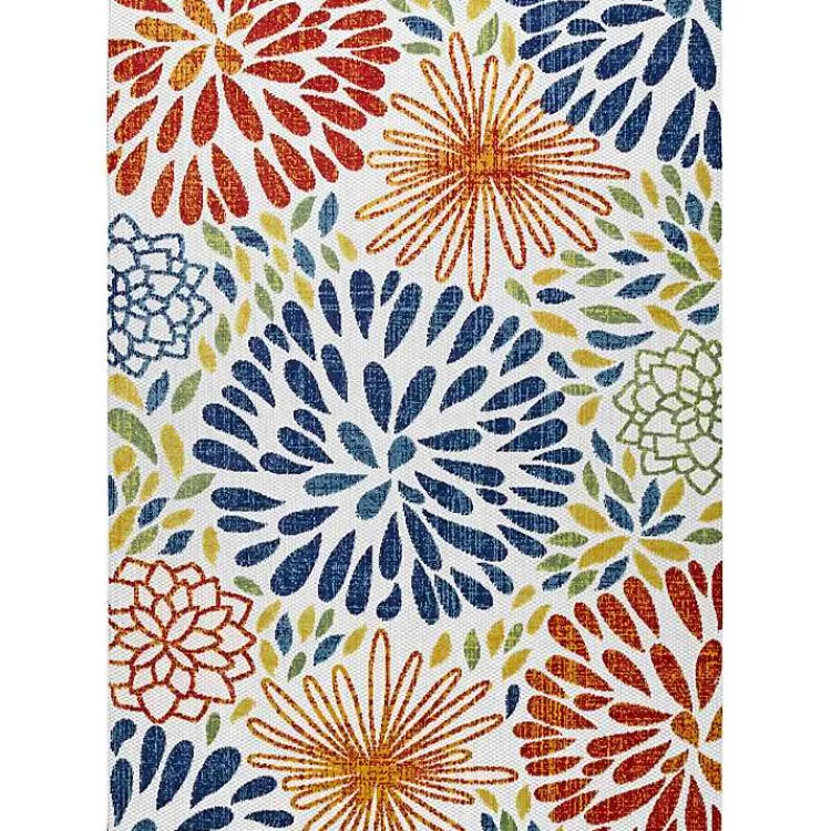 Kirklands Home Outdoor Rugs|color Burst Indoor/Outdoor Area Rug, 8x10 Multi