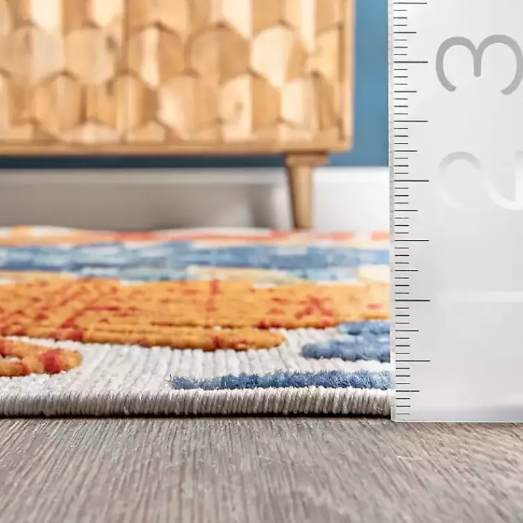 Kirklands Home Outdoor Rugs|color Burst Indoor/Outdoor Area Rug, 8x10 Multi