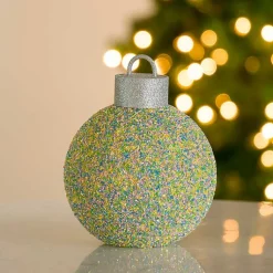 Discount color Confetti Glitter Ornament, 10 in. Christmas Decorations